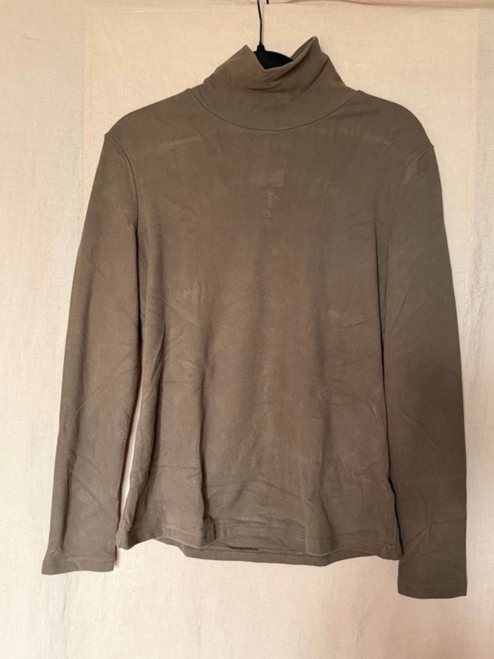 Brown Turtleneck Long-Sleeve Sweater - Women